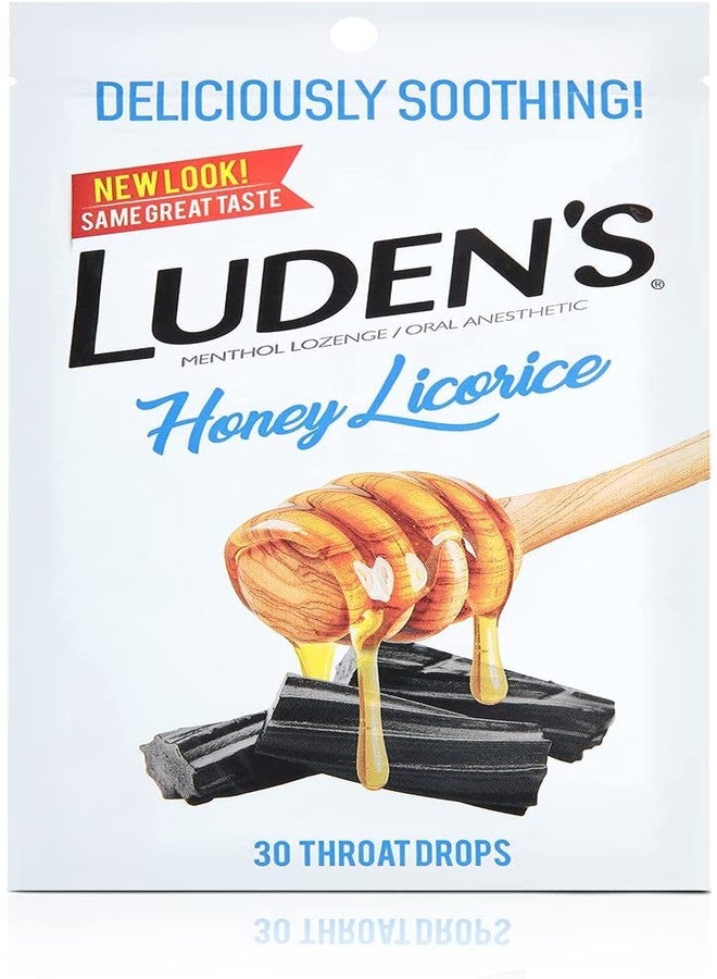 LUDEN'S LUDEN Cough Drop HON Licorice - Image 1